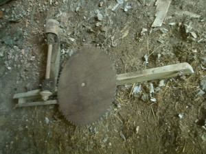 Sawbuck for front of tractor